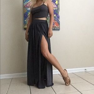 Long Slit Skirt